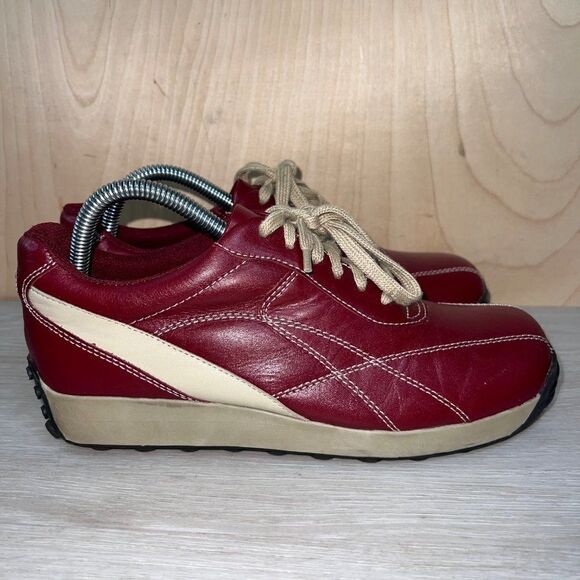 Wanted Shoe Speed Red/Tan Leather Women's 9.5 - Picture 3 of 10
